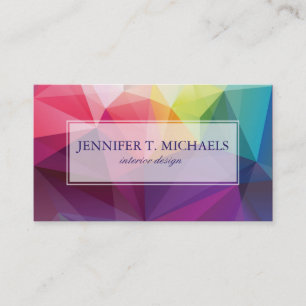 Modern ontwerp visitekaartje