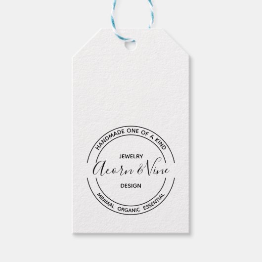 Modern ontwerp voor professionele merken | Kraft Cadeaulabel (Voorkant)