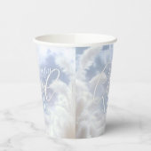 Modern op Cloud Nine 9 Pampas Vrijgezellenfeest Papieren Bekers (Links)