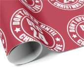 Modern openen pas met kerst en zelfs stempel cadeaupapier (Rol Hoek)