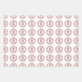 Modern openen pas na kerststempel inpakpapier vel (Voorkant 3)