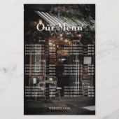 Modern Opening business Arched Photo Prices Flyer (Achterkant)