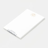 Modern Orange Birds in a Large Tree Illustration Post-it® Notes (Schuin)