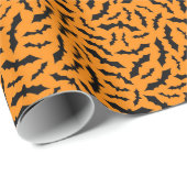  modern Oranje borstbeen Cadeaupapier (Rol Hoek)