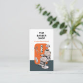  modern Oranje haar Visitekaartje Kortingskaartje (Staand voorkant)