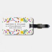 Modern Otomi Design II Bagagelabel (Achterkant horizontaal)