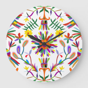 Modern Otomi Design II Grote Klok
