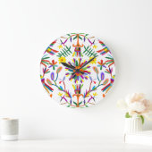 Modern Otomi Design II Grote Klok (Huis)