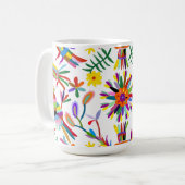 Modern Otomi Design II Koffiemok (Voorkant links)