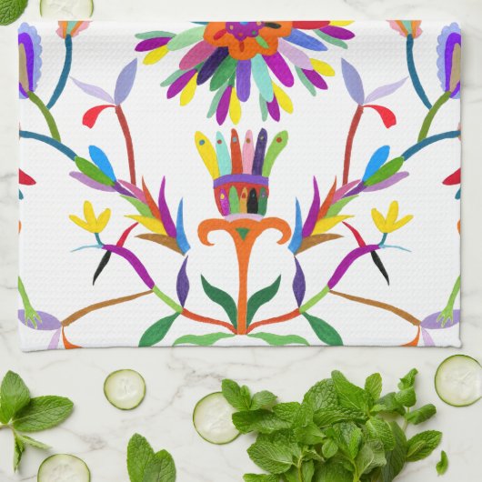 Modern Otomi Design II Theedoek (Gevouwen)