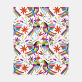 Modern Otomi Design III Fleece Deken (Voorkant)