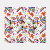 Modern Otomi Design III Fleece Deken (Voorkant (Horizontaal))