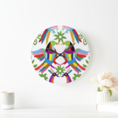 Modern Otomi Design III Grote Klok (Huis)