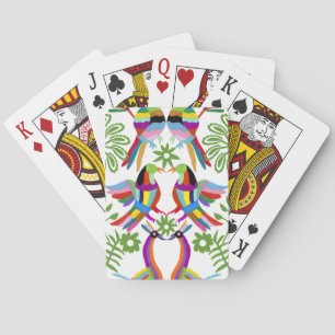 Modern Otomi Design III Pokerkaarten