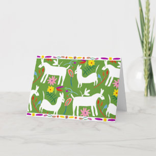 Modern otomi-ontwerp Ontwerp Llama Donkey Kaart