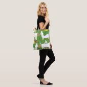Modern Otomi-ontwerp | Ontwerp van Llama Donkey Draagtas (Op model)