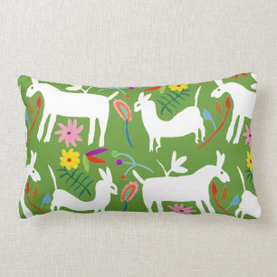 Modern Otomi-ontwerp Ontwerp van Llama Donkey Kussen