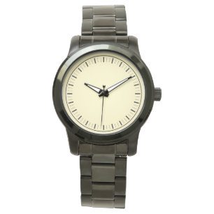 Modern Overbemeten Zwarte Heren Armband Horloge