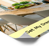 Modern Overlap Grid Vision Board Poster (Coin)