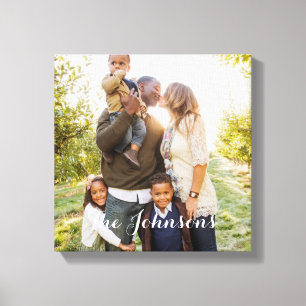 Modern Overlay Custom Photo Canvas