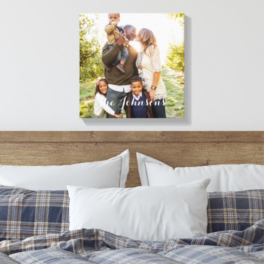 Modern Overlay Custom Photo Canvas (Insitu (Slaapkamer))