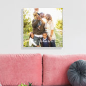 Modern Overlay Custom Photo Canvas Afdruk (Insitu (Woonkamer))