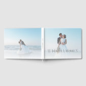 Modern overlay Front & Back Photo Wedding Gastenboek (Volledig)