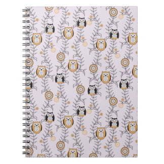 Modern Owls Notebook Notitieboek