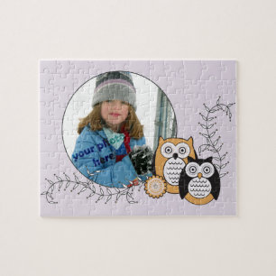 Modern Owls Photo Puzzle Legpuzzel