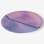 Modern Paars en roze draaiend abstract ontwerp Papieren Bordje (Gekanteld)