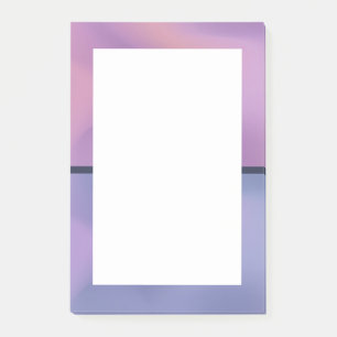 Modern Paars en roze draaiend abstract ontwerp Post-it® Notes