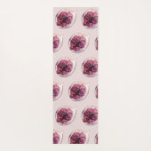 Modern Paars Fig Pattern & You are Figgin' Geweldi Yogamat (Achterkant)