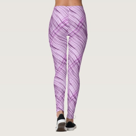 Modern Paars Leggings (Achterkant)