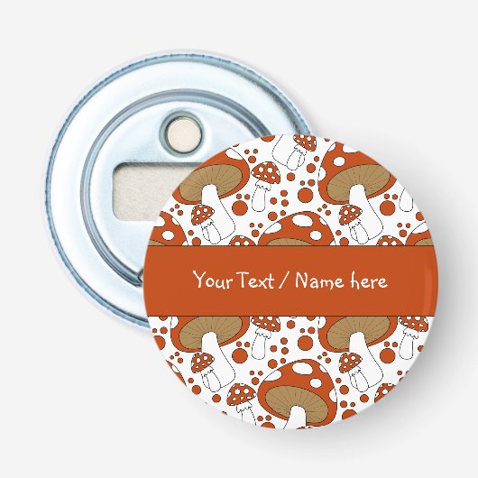 Modern paddenstoelontwerp button flesopener (Voorkant)