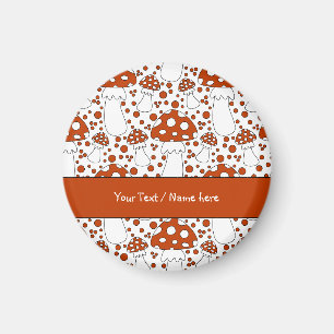 Modern paddenstoelontwerp magneet