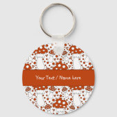 Modern paddenstoelontwerp sleutelhanger (Voorkant)