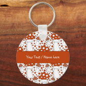 Modern paddenstoelontwerp sleutelhanger (Voorkant)