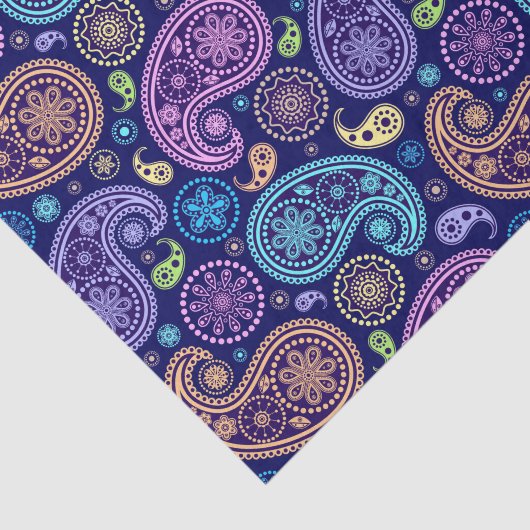 Modern Paisley Pattern Tissuepapier (Detail)