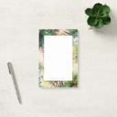 Modern palm laat tropisch abstract design post-it® notes (Kantoor)
