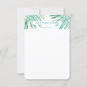 MODERN PALM LEAF LOGO botanische levensvormen groe