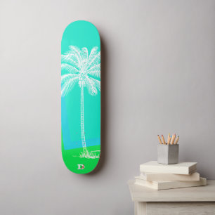 Modern Palm Silhouette d Brand Skateboard