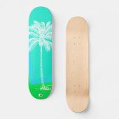 Modern Palm Silhouette d Brand Skateboard (Voorkant)