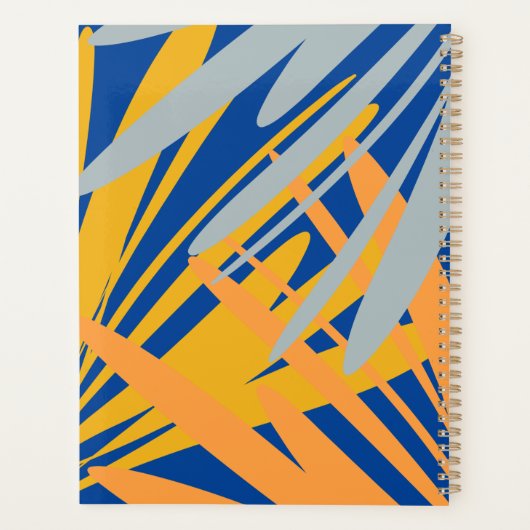 Modern Palm Teacher School Homeschool Planner (Achterkant)