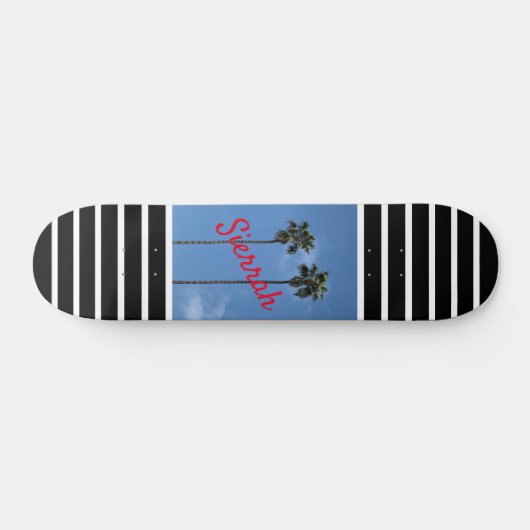 Modern Palm Trees Skateboard (Horizontaal)