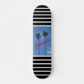 Modern Palm Trees Skateboard (Voorkant)