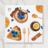 Modern Pancakes Kitchen Beauty Breakfast Bedankjes Labels (Voorkant)