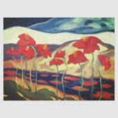 Modern papaver tissuepapier (Voorkant)