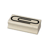 Modern Paperclip Silhouet Rubberstempel (Stempel)