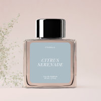 Modern parfumlabel elegant product sticker