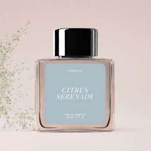 Modern parfumlabel elegant product sticker